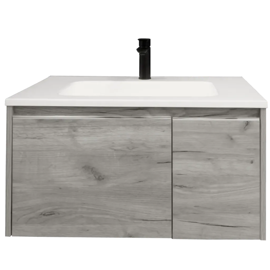 MUEBLE DE BAÑO MARBELLA 80CM LAUREL GRIS CASTEL