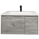 MUEBLE DE BAÑO MARBELLA 80CM LAUREL GRIS CASTEL