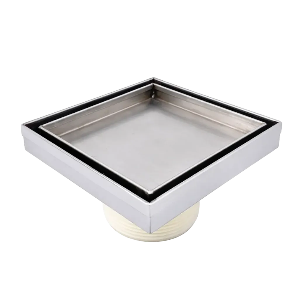 REJILLA DESAGUE OCULTO CUADRADO 15X15CM SATINADO UNIQUE