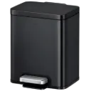 PAPELERA RECTANGULAR 12L NEGRO EKO