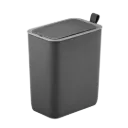 PAPELERA RECTANGULAR CON SENSOR 8L GRIS EKO