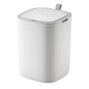 PAPELERA CUADRADA CON SENSOR 12L BLANCO EKO