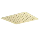 DUCHA REGADERA CUADRADA SANTORINI 30CM DORADO MATE EUROPA