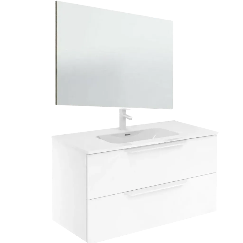 MUEBLE DE BAÑO URBAN 80CM BLANCO MATE ROYO