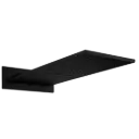 DUCHA REGADERA MYKONOS NEGRO MATE EUROPA