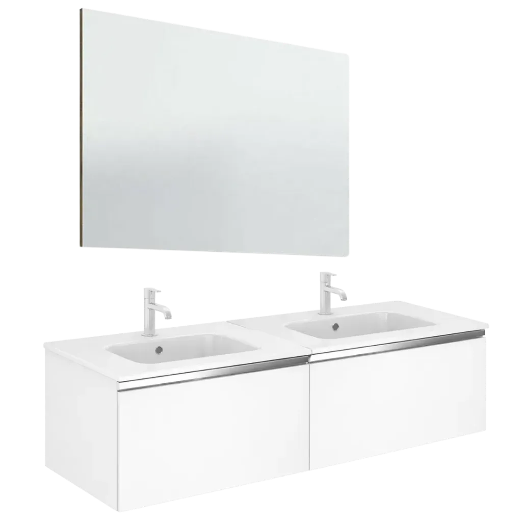 [126627] MUEBLE DE BAÑO VIDA 120CM BLANCO ROYO