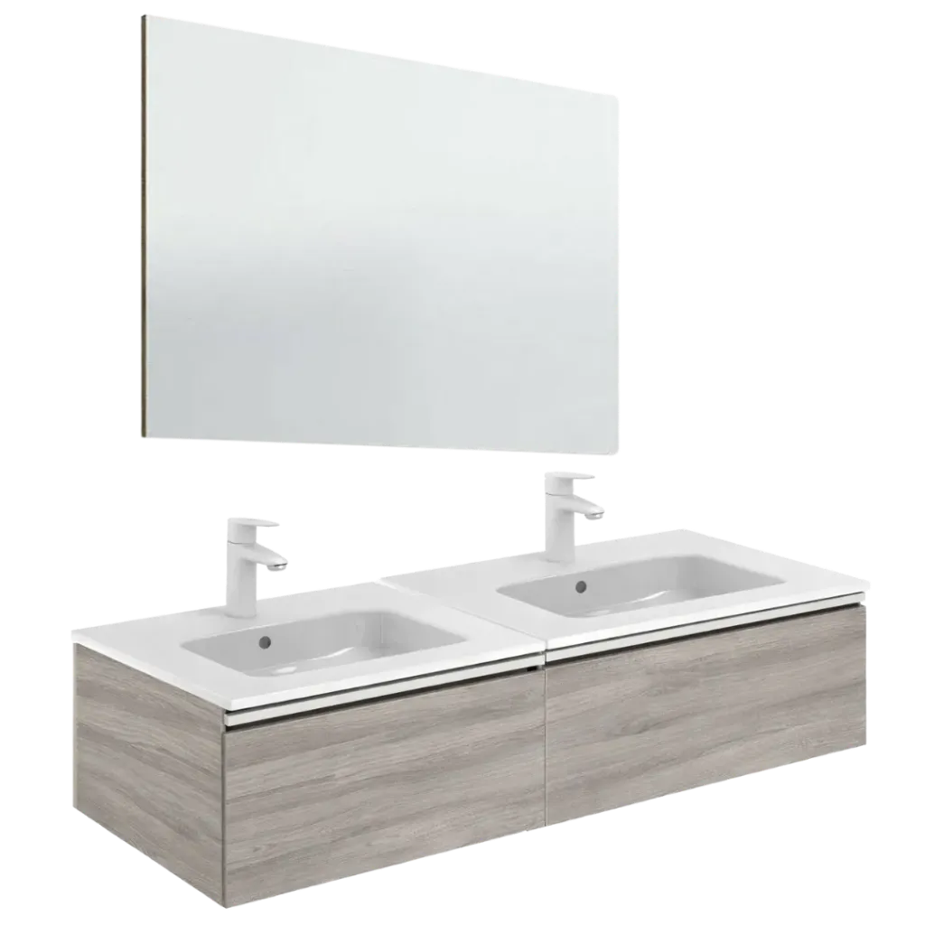 MUEBLE DE BAÑO VIDA 120CM NATURA WHITE ROYO