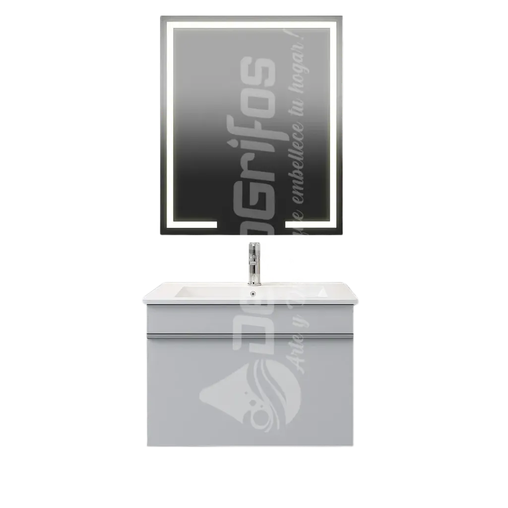 [PHUKET3SLAT] MUEBLE DE BAÑO PHUKET 60CM GRIS CLARO THAI