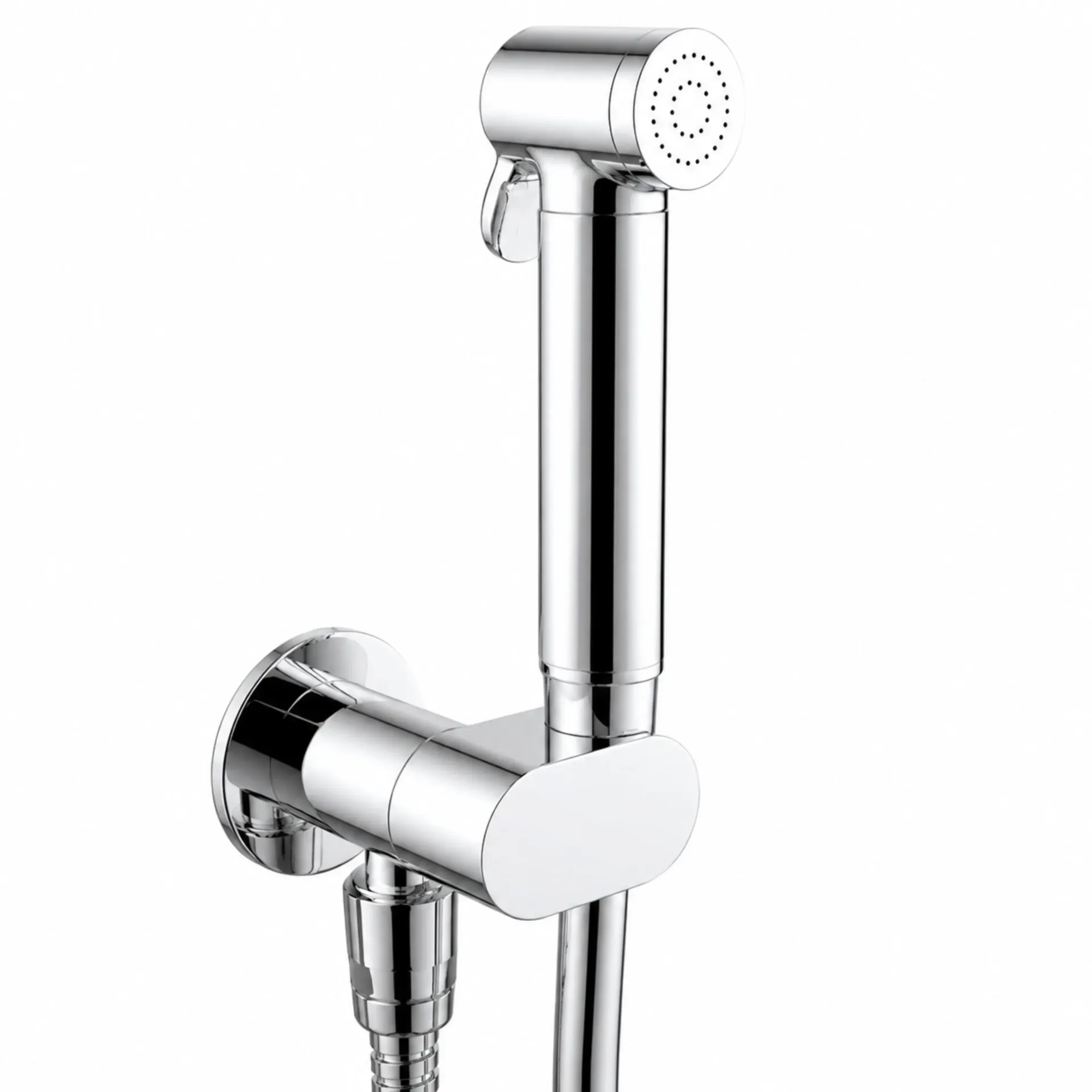 DUCHA BIDET REDONDA ROTABLE CROMADO KUBO