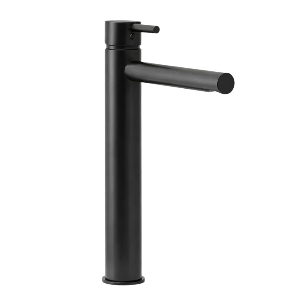 [KUBO-112] GRIFERIA DE LAVAMANOS ALTA CORAL NEGRO KUBO